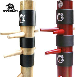 Manufacturer Direct Sales of Wing Chun Suction Cup Wooden Dummy Practice Stand for Home Use, Vertical Children's Wooden Dummy for Martial Arts Practice, Boxing Equipment Manufacturer