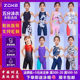 
Zhouke 2025 new children's girls professional training racing one-piece five-point flat-angle swimsuit