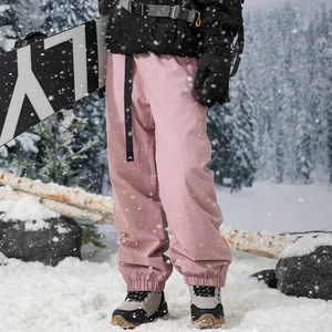 
Winter hard shell ski pants loose windproof waterproof down front pants cold-resistant Northeast sub-zero men and women thick pants