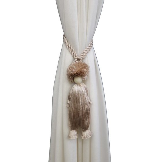 
Customized 70cm polyester and ball window decoration Home textile curtain curtain hanging accessories Curtain straps