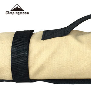 
Komen canvas camp peg bag camping tent peg storage bag storage bag large double-layer material camping management