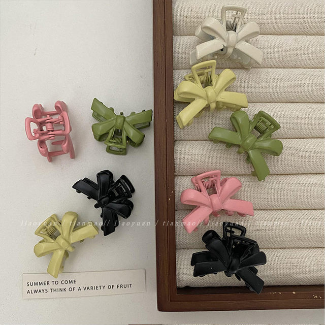 
Candy color small cute and exquisite forehead clip ins2025 princess head bangs clip bow hair clip energy