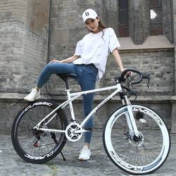9y8 Qianbaili 24/26-inch variable speed dead-fly bicycle double disc brake shock absorption one-wheel mountain road bike