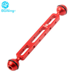 
BGNING diving photography bracket connecting rod one-inch ball head SLR aluminum alloy fill light arm 20CM