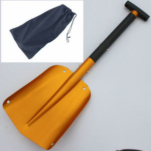 Aluminum alloy shovel car off-road shovel folding outdoor snow shovel travel tools car supplies wholesale
