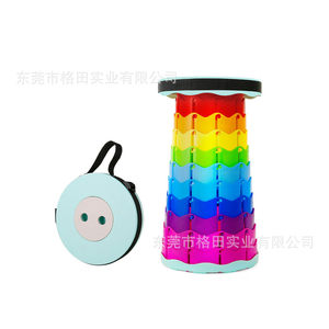 
Folding stool outdoor small stool telescopic stool queue portable ultra-light contraction stool fishing stool camping chair