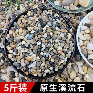 Natural Creek Stream Stone Goose Pebble Flower Stone Stone Fish Filter Filter Box Landscape Pot Potted Sandstone