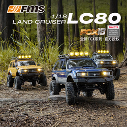Fms New Product Toyota Authorized 1/18 Fcx18 Lc80 Simulation Rc Climbing Car Remote Control Electric Off-road Vehicle