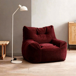 Second-Hand Fabric Single Sofa, Convertible to a Bed, Suitable for Balcony, Lazy Sofa for Small Apartments, Living Room Leisure Tatami Recliner