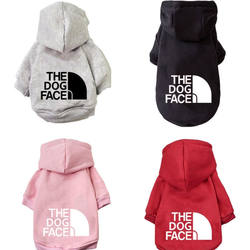 Cross-border large and small dog pet apparel, dog clothes, Dog Face, pet dog sweatshirt