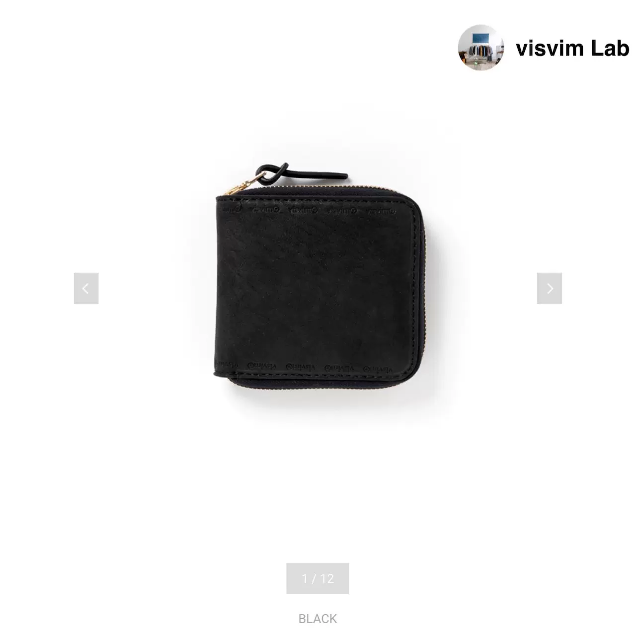 ジ*ー様 【付属品有】　visvim LEATHER BI-FOLD KNGR 付属品有】 visvim LEATHER BI-FOLD KNGR BLACK Visvim bi-fold