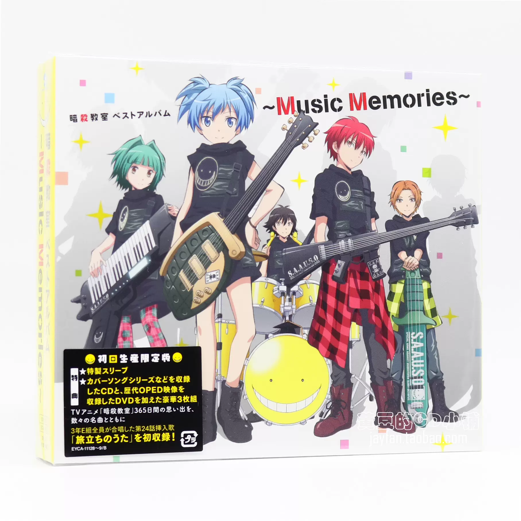 暗杀教室SONG BEST Music Memories 初回限定盘2CD+DVD-Taobao