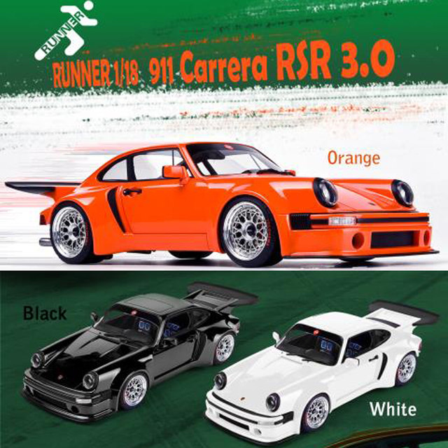 RUNNER 1:18 Porsche 911 Carrera RSR 3.0 KS-R modified version resin car ...