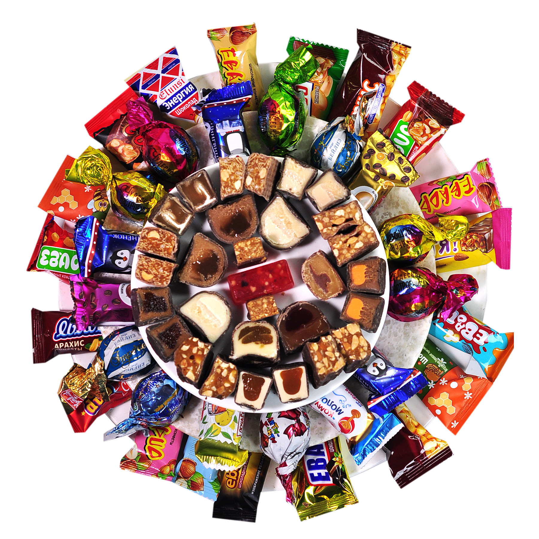 Happy Candy Mix Asortat de Zahăr - 500g - Importat din Rusia