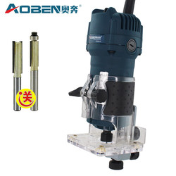 Aoben Edge Trimming Machine At3300A Upgraded Version At3301X Milling Machine Portable Woodworking Edge Trimming Machine 1/4 Small Router