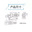 chiết áp đôi 50k Chiết áp RV09 0932 loại điện trở điều chỉnh 1K/2K/5K/10K/20K/50K/100K/B102/B103 chiết áp 24v Chiết áp