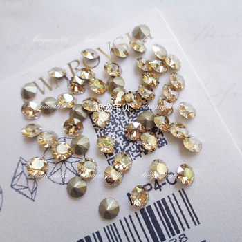 Rhinestone Nail Art Huazi Golden Phantom
