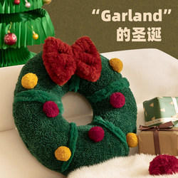 Christmas Pillow Sofa Living Room Christmas Decoration New Year Atmosphere Scene Arrangement Plush Irregular-Shaped Cushion Pillow