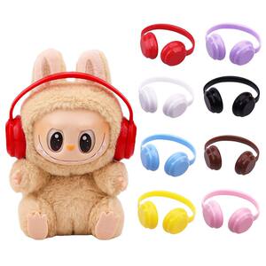 
Headphones suitable for 17cm labubu headphones 10cm doll labubu earphones baby clothes accessories shoes clothes accessories