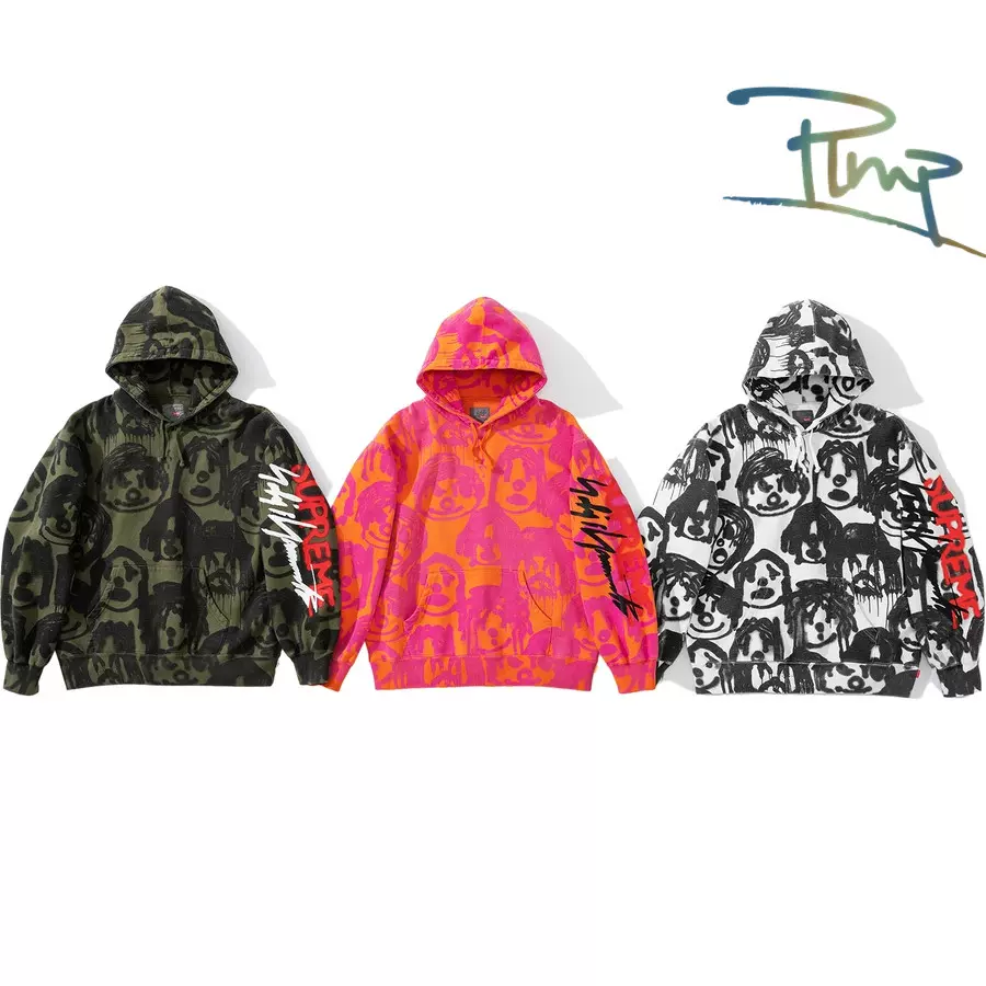 Supreme Yohji Yamamoto Hooded Sweatshirt山本耀司联名卫衣20FW-Taobao