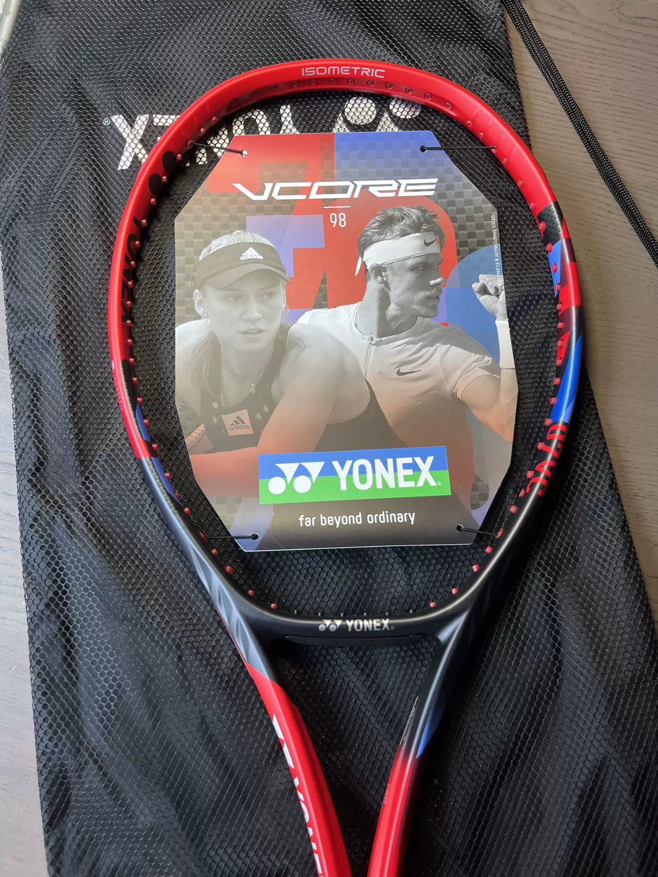 2023款yonex vcore 98 vcore 100 第七代vc 网球拍-Taobao