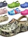 Mùa Hè 2023 Chống Trơn Trượt Crocs Nữ Cặp Đôi Giày Đi Biển Giày Bao Đầu Thoáng Khí Dép Dép Nam Nữ Y Tá giày