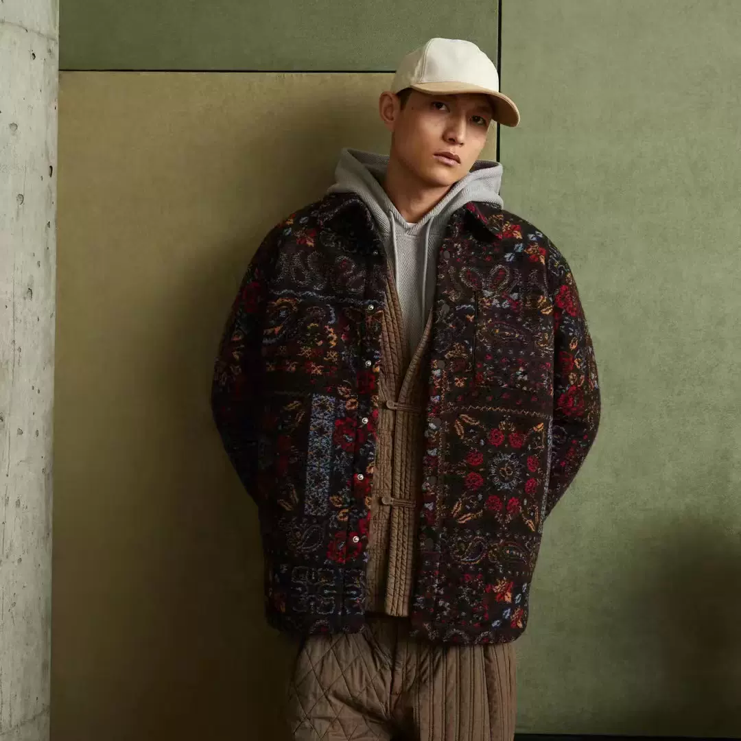 KITH Japanese indigo jacquard コーチジャケット Japanese Indigo Jacquard Coaches Jacket : r/KithNYC