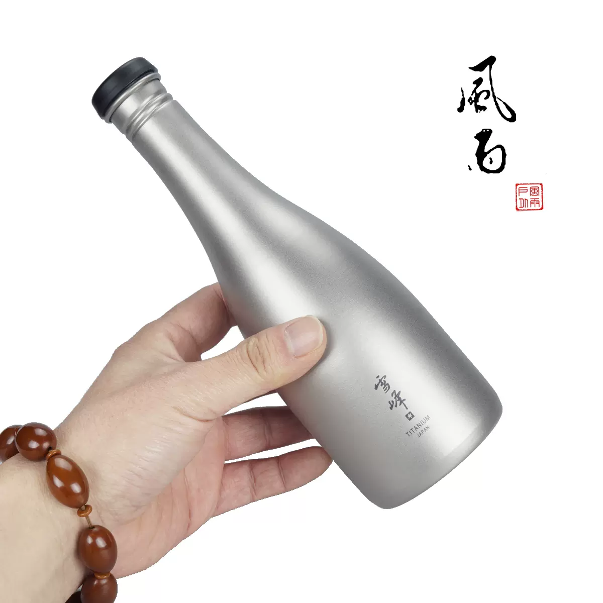 日本原产Snow Peak 雪峰钛酒壶钛酒桶钛酒瓶TW-540 馈赠佳品