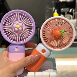Handheld Small Fan with Logo, Rechargeable Portable Mini Fan, Souvenir, Promotional Gift, Student Prize