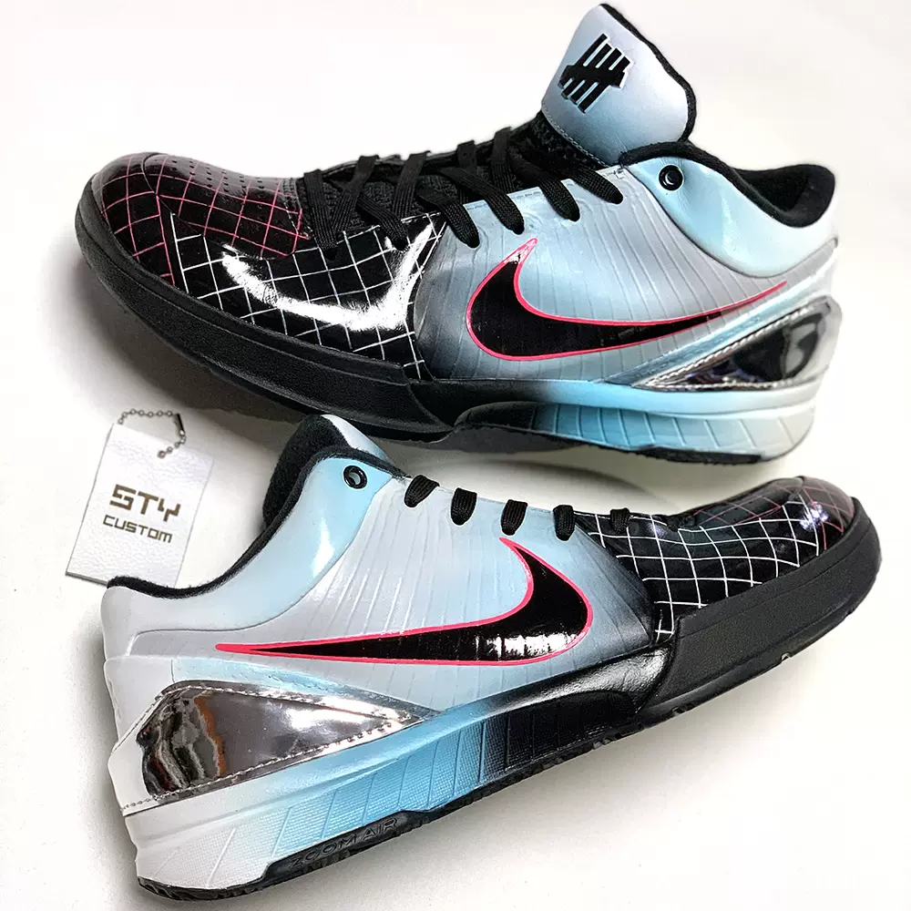 STY定制Nike Zoom Kobe ZK4 PE 德罗赞镜面银科比4耐克篮球鞋
