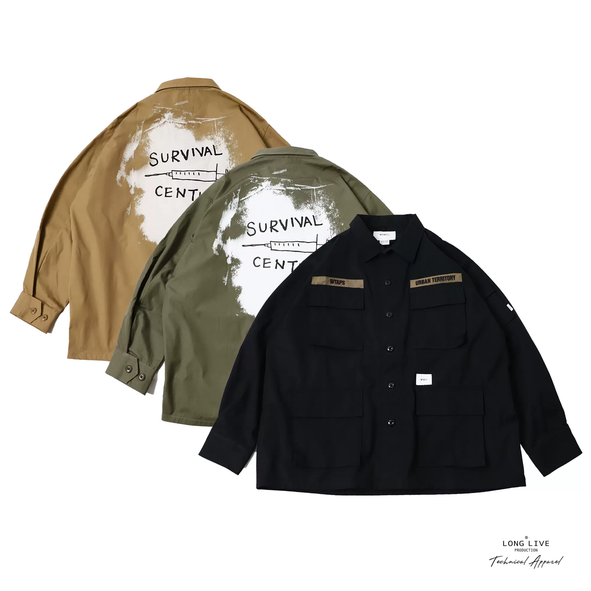 メンズWTAPS JUNGLE/02/LS COTTON.RIPSTOP 21ss - ミリタリージャケット