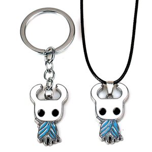 
Game peripherals Hollow Knight keychain protagonist image alloy necklace pendant