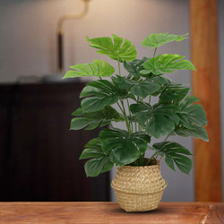 Nordic Office Desk Small Potted Plants, Artificial Green Plants, Monstera Potted Plants, Living Room Decoration, Fake Flowers, Artificial Plants, Home Decorations