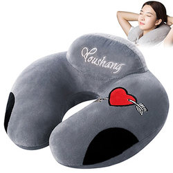 U-Shaped Neck Pillow for Travel, Portable Neck Support, Cervical Spine Pillow, U-Shaped Pillow for Car, Nap, Airplane, Neck Support