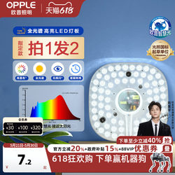 Op Lighting Led Full-Spectrum Eye-Protection Ceiling Light Panel Retrofit Round Light Board Energy-Saving Lamp Core Bulb Light Strip