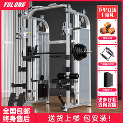 Smith Machine Gantry, Small Flying Bird Comprehensive Training Equipment, Professional Squat and Bench Press Rack, Multi-Functional Fitness Equipment