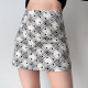 Go Girl Go homemade American retro plaid polka dot A-line skirt for women with high waist hip short skirt/middle skirt
