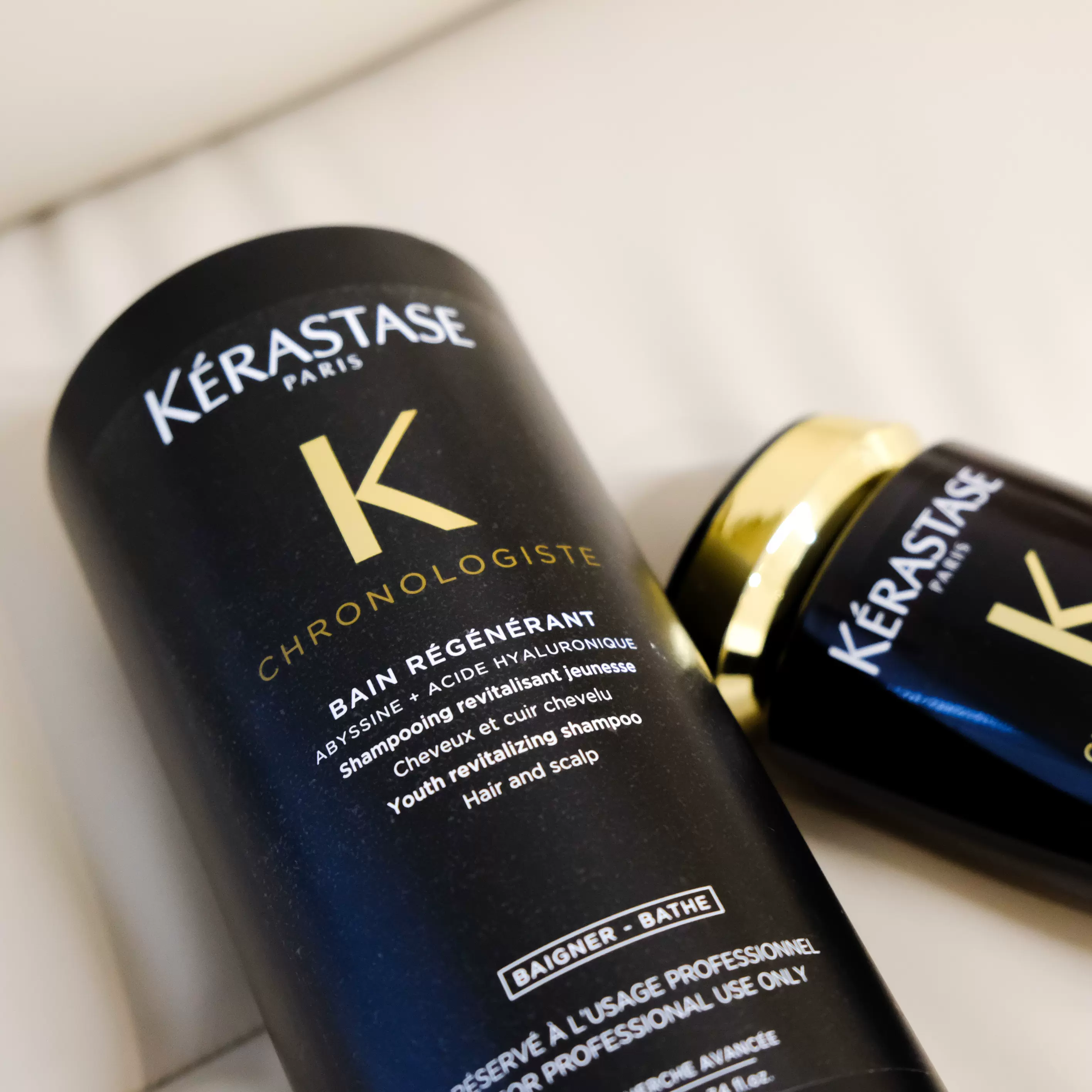 大瓶装!1000ml卡诗黑钻鱼子酱洗发水 染烫受损丰盈蓬松改善毛躁