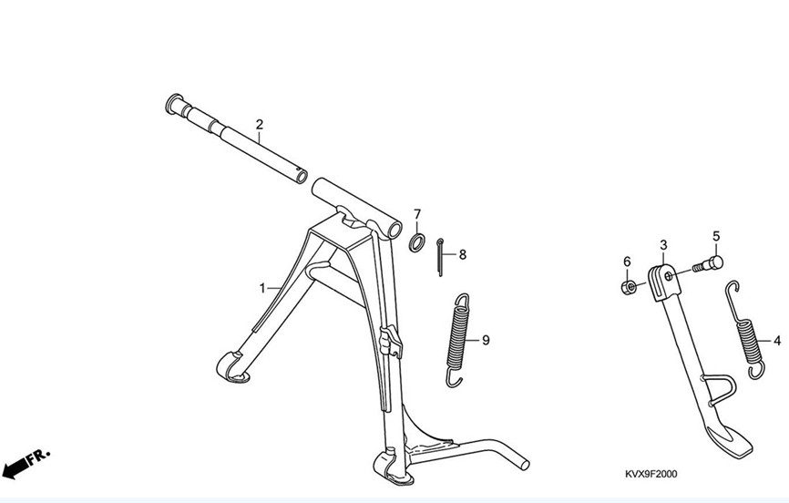 WUYANG HONDA   ǰ DOMINATE WH125-8-F-20 귡Ŷ-