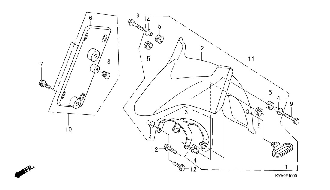 WUYANG HONDA   ǰ HANYING WH150-3A | 3B | 3C-F-08  -