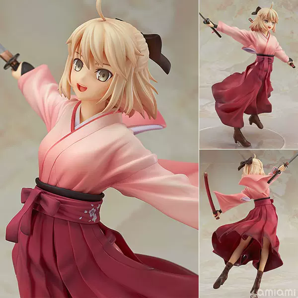 Gsc Fate 琥珀樱saber 塞巴冲田总司1 8 日本正版现货手办
