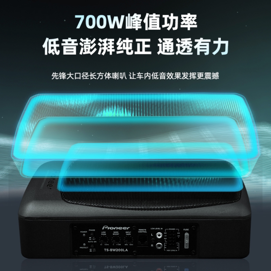 Pioneer TS-BW200LA 8インチ アクティブサブウーファー - 185W/700W