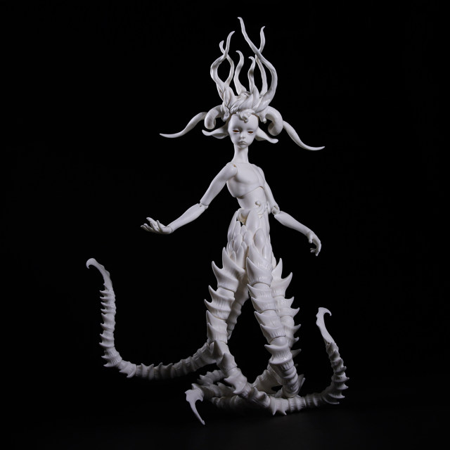 bjd Glen 1/4 Satyr body display T-10 Forest God Black Goat humanoid version of Cthulhu tentacles