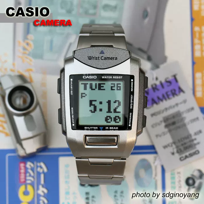 CASIOCASIOCAMERA WQV-1DSET-8JR(潮人達人可拍照手錶)全新結束-Taobao