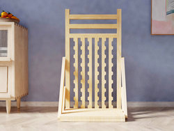 Children's Rehabilitation Standing Frame, Lower Limb Muscle Upright Rehabilitation Training Frame, Corrective Support Frame, Wooden, for Home Use