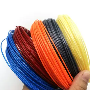TAAN Tennis Rackets String Reel Spin Control 200M 1.20mm Gauge Polyester  Hard Wire Black Orange Yellow Pink