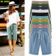 Large size five-point pants for women 200 Jin [Jin equals 0.5 kg] Loose and casual summer fat mm sports mid-sports pants plus fat plus larger outer shorts 300 Jin [Jin equals 0.5 kg]