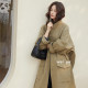 Weiyu large-size women's clothing British style stand collar windbreaker for women 2025 autumn new high-end loose jacket