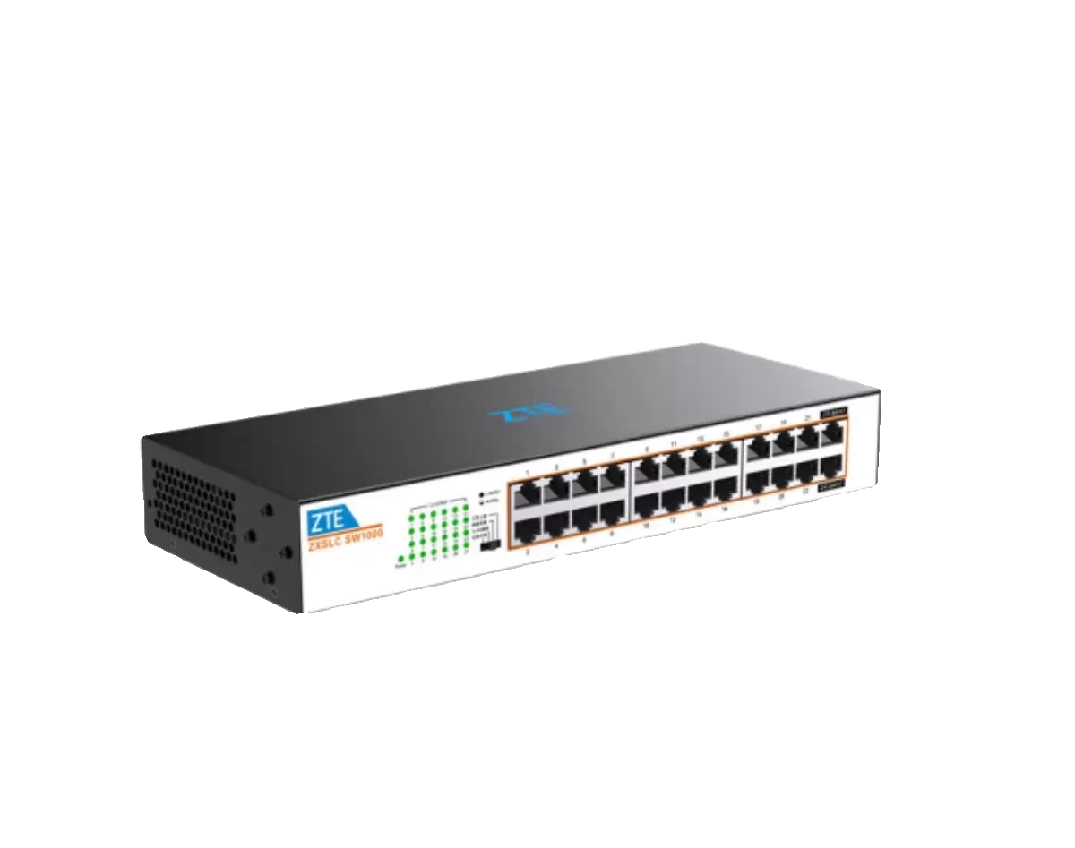 ZTE中兴 系列交换机 ZXSLC SW1000 24口千兆即插即用免网管-淘宝网