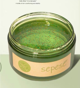 
New life cosmetics Xiang'e green fruit and vegetable new massage cream set disassembled naked bottle